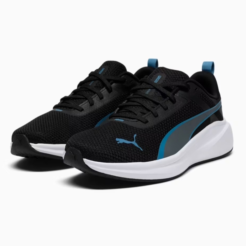 Puma Black and Blue Sneakers